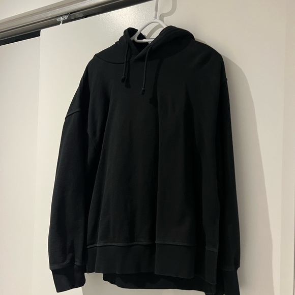 Maison Margiela 6 Slide slit hoodie (black) - Picture 7 of 11